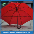 Colorful Fabric Straight Promotion Gift Wooden Shaft Auto Open Golf Umbrella