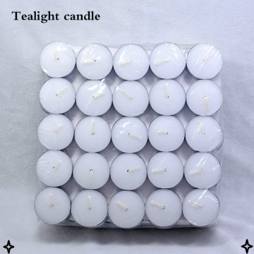 8hrs white tealight candles 23g tealight candle