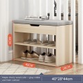 simple indoors shoe rack bench shoes changing stool