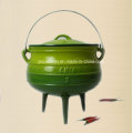 #20, #22, #25, #30 Cast Iron Potjie Pot for South Africa/Cauldron