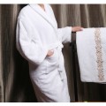 Elegant White Adult Terry Bathrobe