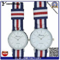 YXL-480 hombres diseño la OTAN Nylon correa deporte reloj cuarzo Señora elegancia Vestido reloj pulsera Dw