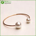 Factory Price Wholesale Gold Plated Fashion Double Pearl Bracelet