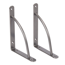 L shaped cornner book shelf bracket