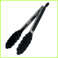 Heat resistant 12" Silicone Barbecue BBQ Tongs