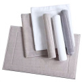 100% Cotton Terry White Plain Bath Mat