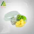 3 Compartments PET Plastic Fruit Salad Container