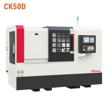 CD50D Horizontal Slant Bed Metal Girting Torno CNC