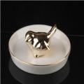 Best Selling Attractive Art Ceramic Animal Ring Holders