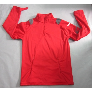 Yj-1070 Mens Red Lightweight Fleece Waterproof Breathable Softshell Jacket