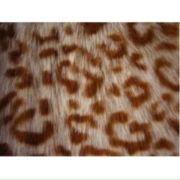 Printed Fabric Fake Fur