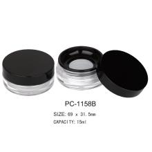 Case de polvo suelto vacío cosmético PC-1158B