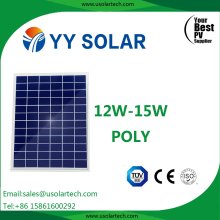 12W-15W Panel solar para el sistema ligero del LED