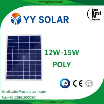 12W-15W Solar Panel for LED Light System