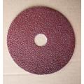 Steel paper grinder fiber disc