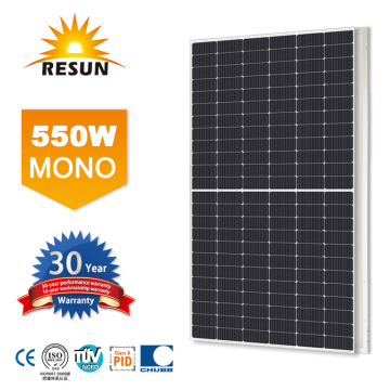 Panneaux solaires 550W HC Mono avec batteries