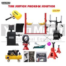 Launch 2 Post Lift Tire Changer Balance Combo