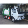 Rear Loader Recycling Roll 3cbm trash compactor truck