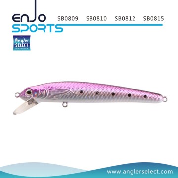 Angler Select Minnow Angeln Bait Shallow Angelgerät Köder mit Vmc Treble Haken (SB0812)