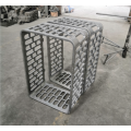 Investment casting baskets for heat treatment furnace