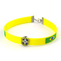 Benutzerdefinierte World Cup Geschenke Silikon Choker Halskette