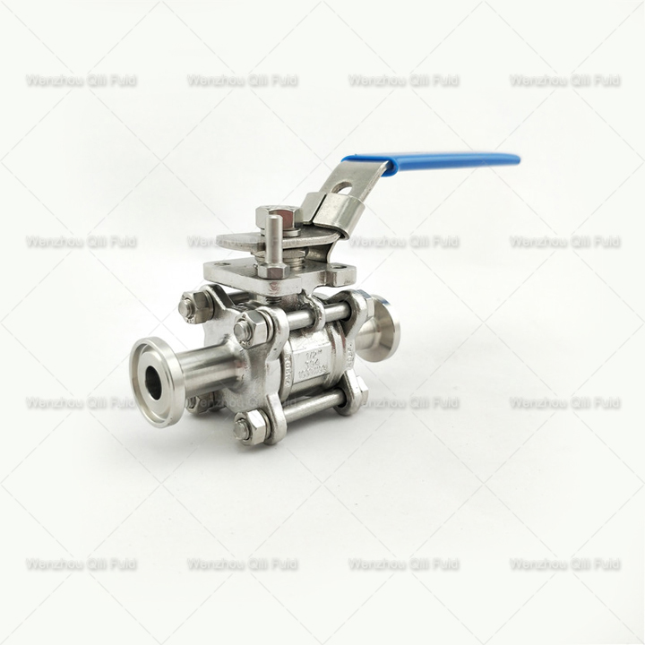 Clamped 3pcs Ball Valve x (3)