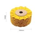 Cotton cloth polishing wheel for polishing aluminum alloy