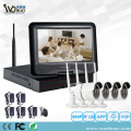 Kits Wifi NVR 4CHS con monitor LCD de 10 pulgadas