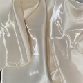 Liquid Satin Fabric Crystal Shiny For Wedding Dress