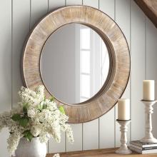 Decorative Wood Farmhouse Wall Mirror
