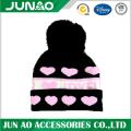 Acrylic Winter Jacquard Knitted Beanie Hat