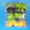 Caixa de presente da fruta do OEM com impressão a cores (cesta de frutas de dobramento)