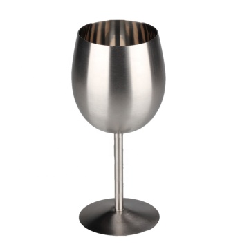 Stainless Steel Long Stem Wine Glass