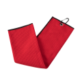 Microfiber waffle weave golf towel with logo