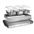 Stainless Steel Three 1.5L Pans Buffet Food Server