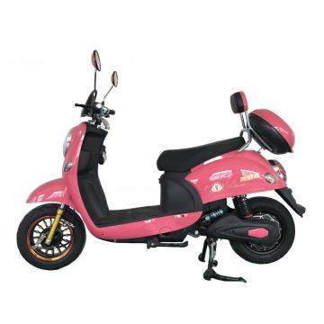 Front LED lamp with pink color electric scooter