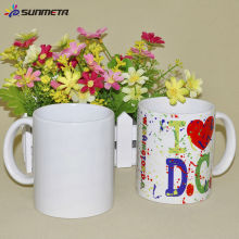 Sunmeta 11OZ em branco Sublimação Heat Press Impresso Mug