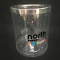 OEM cylinder plastic packaging box (transparent clear tube)