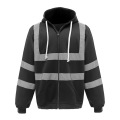 Safety Reflective velvet warm riding fleece