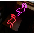 Pink Flamingo Neon Sculpture Light Sign Wall Art