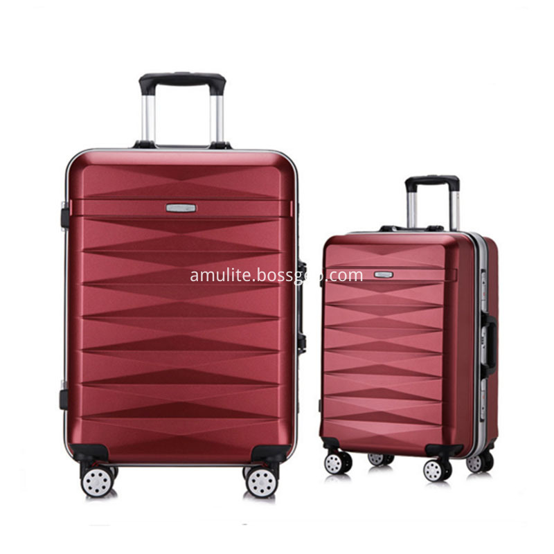 Red luggage