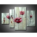 Wholesale Produced Colorful Handmade Flower Art Oil Painting