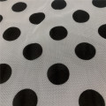 Big Black Polka DOT Tulle for Fashion Dress