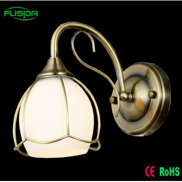 Glass and Chrome Ball Stair LED Wall Lamp for Home Decoration Lighting