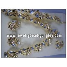 Fashion gold plated jewelry set for special day