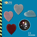 CE En13356 Reflective Heart Clip, Reflective Bicycle Wheel Clip for Personal Safey at Night