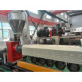 plastic recycling granule single screw extruder line