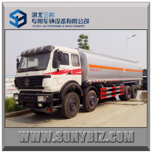 270HP 30 Cubic Beiben 8X4 Oil Tank Truck