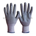 Cut 5 Hppe Glove avec revêtement en PU