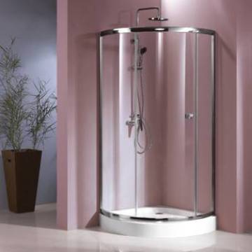 Aluminum Frame Quadrant Sliding Shower Enclosure (HR239C)